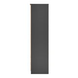 Java Tall Mirrored 2 Drawer 2 Door Double Wardrobe