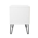 Harlequin 2 Drawer Midi Chest with Black Hairpin Legs