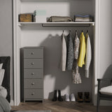 Yarmouth 5 Drawer Bedside Table