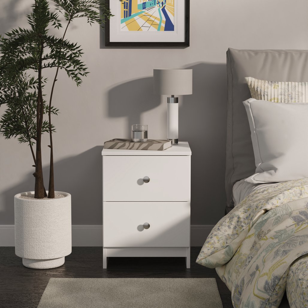 Yarmouth 2 Drawer Bedside Table