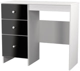 Yarmouth 3 Drawer Pedestal Vanity Desk