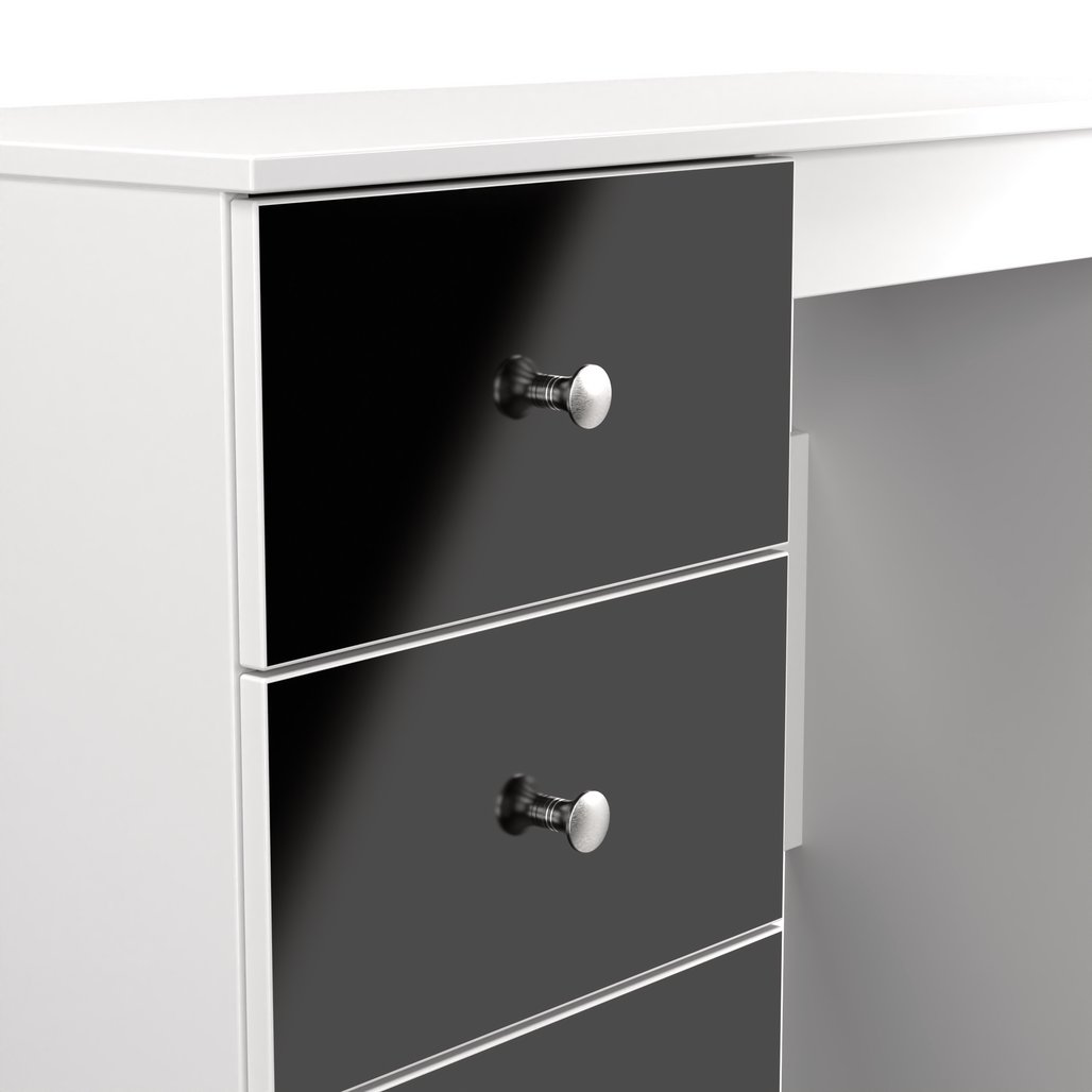 Yarmouth 3 Drawer Pedestal Vanity Desk