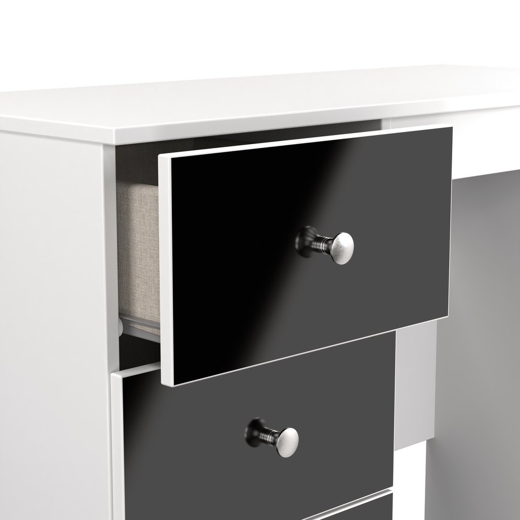 Yarmouth 3 Drawer Pedestal Vanity Desk