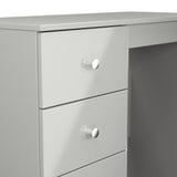 Yarmouth 3 Drawer Pedestal Vanity Desk