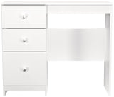 Yarmouth 3 Drawer Pedestal Vanity Desk