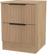 Java 2 Drawer Bedside Table