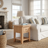 Atlas 1 Drawer Lamp Table