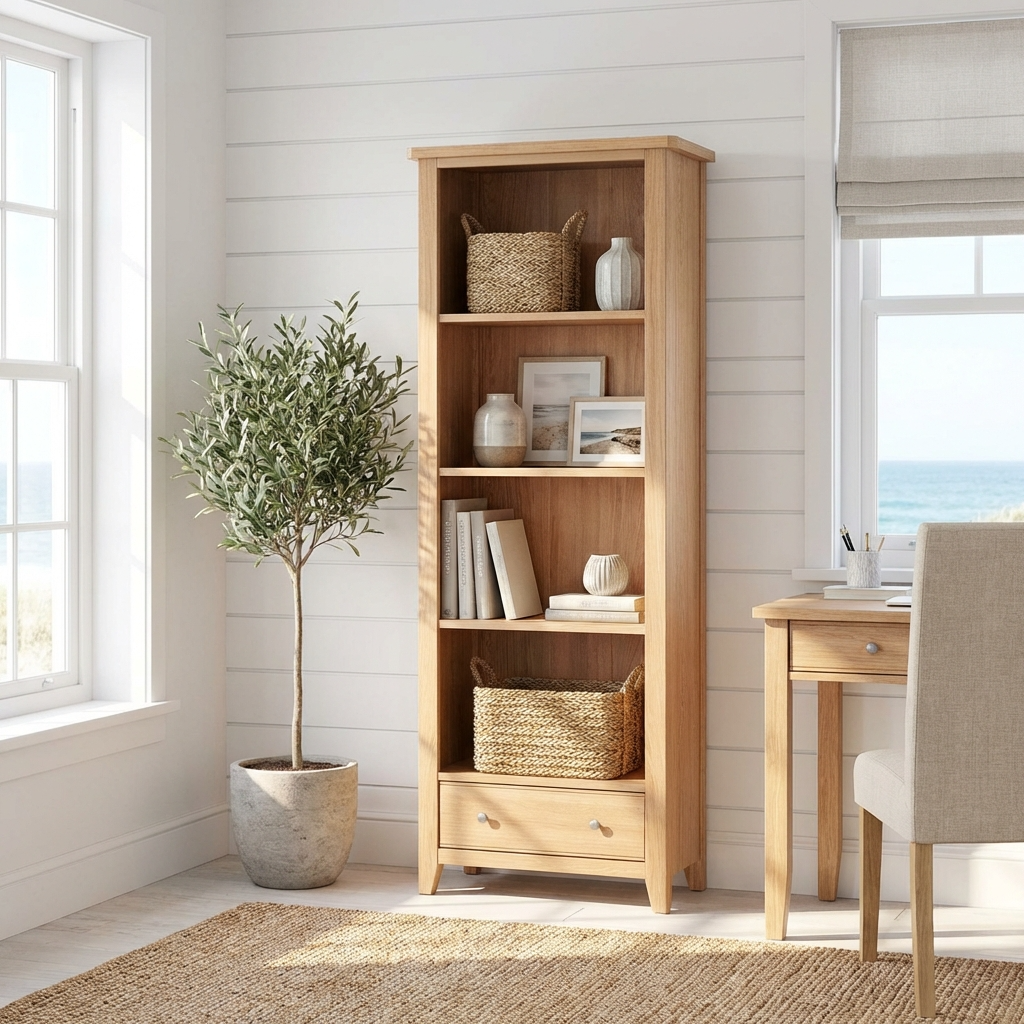 Atlas Large 4 Tier 1 Drawer Bookcase