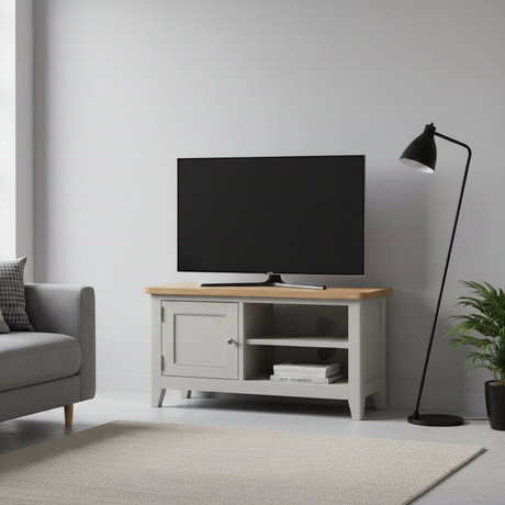 Atlas 1 Door TV Cabinet with Open Shelves