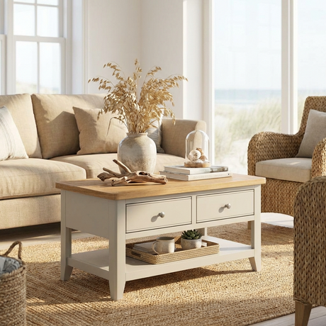 Atlas 2 Drawer Coffee Table