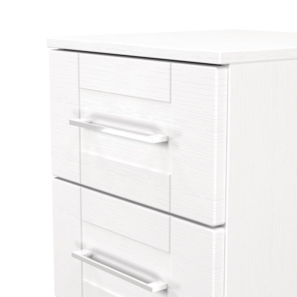 York 3 Drawer Bedside Table