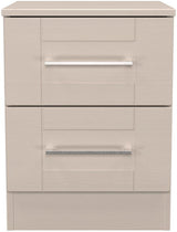 York 2 Drawer Bedside Table