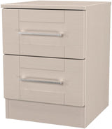 York 2 Drawer Bedside Table