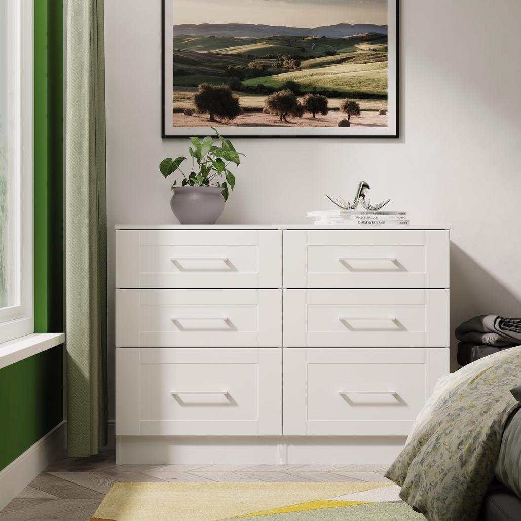 York 6 Drawer Midi Chest