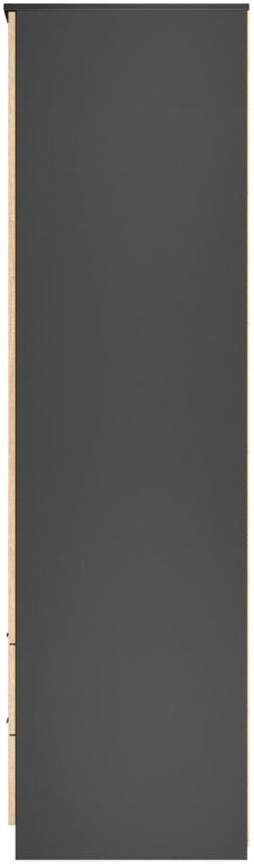 Java Mirrored 2 Drawer 2 Door Double Wardrobe