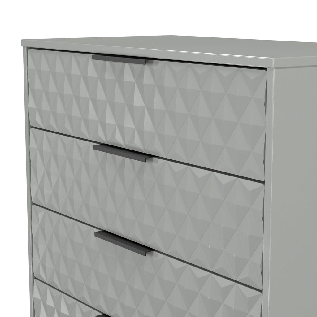 Harlequin 4 Drawer Chest with Black Hairpin Legs