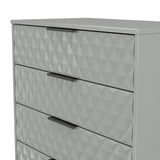 Harlequin 4 Drawer Chest with Black Hairpin Legs