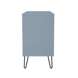Harlequin 6 Drawer Chest with Black Hairpin Legs