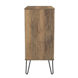 Harlequin 4 Drawer Chest with Black Hairpin Legs