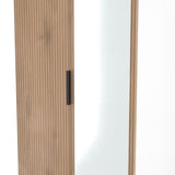 Java Tall Mirrored 2 Drawer 2 Door Double Wardrobe