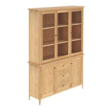 Saxon 5 Door 3 Drawer Display Cabinet
