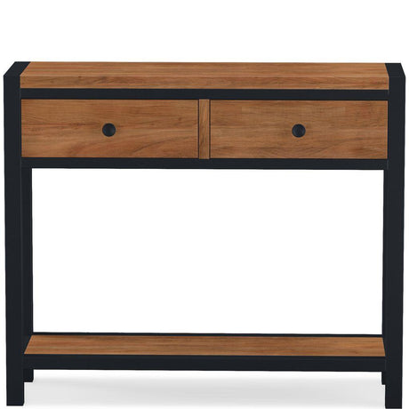 Kenai 2 Drawer Console Table with Open Shelf