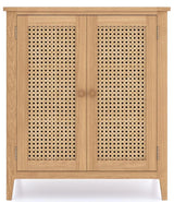 Cypress 2 Door Rattan Cabinet