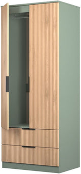Java 2 Drawer 2 Door Double Wardrobe