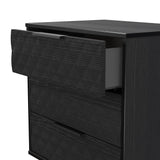 Harlequin 3 Drawer Midi Chest with Black Hairpin Legs