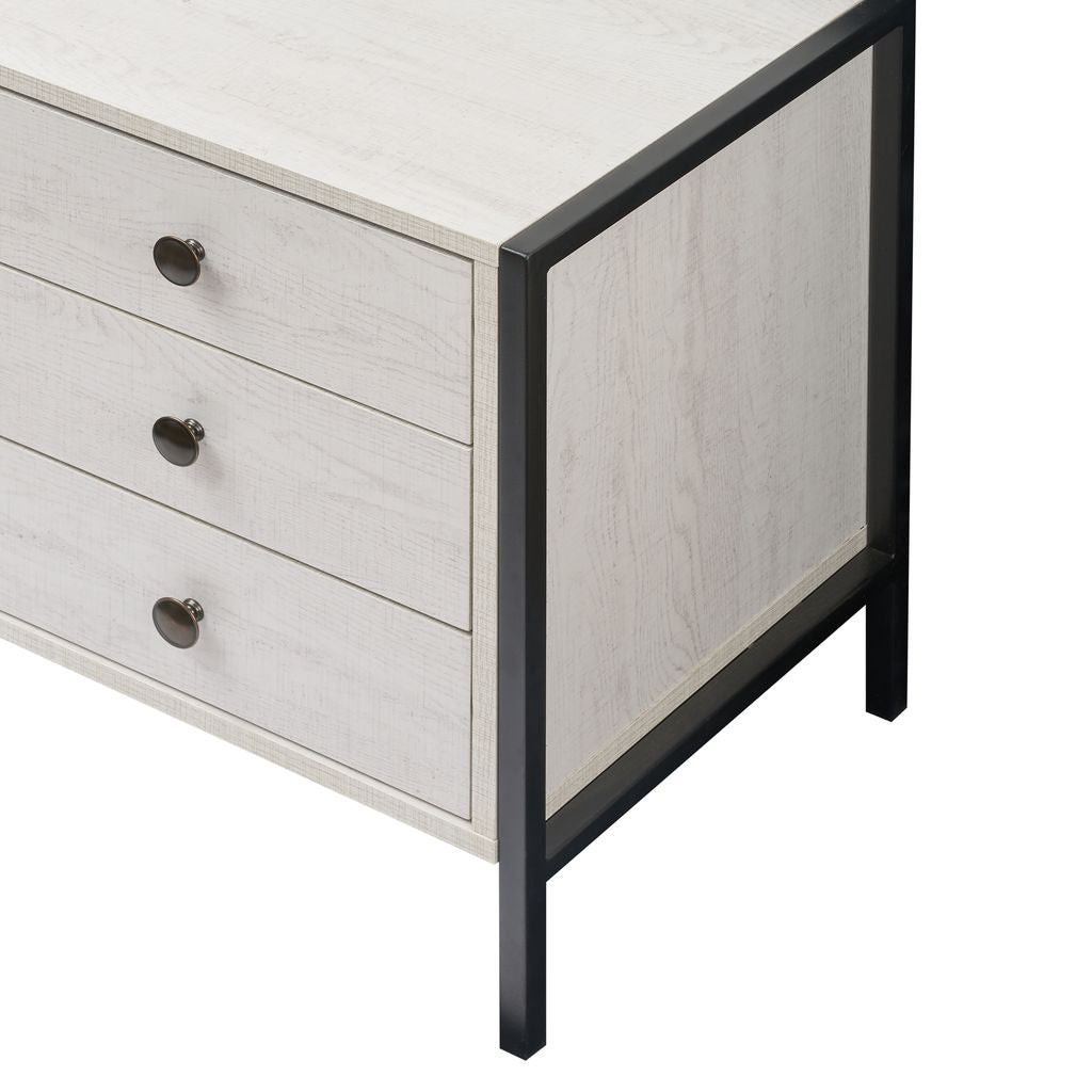Alva Open Wardrobe with 2 Drawers 3 Piece Bedroom Set
