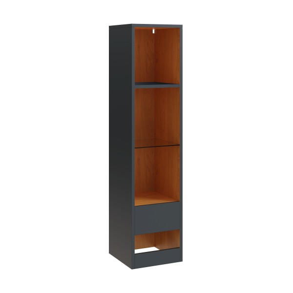 Leon Tall Shelf Unit with LED Lighting