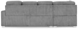 Allison Jumbo Cord Left Hand Corner Sofa - TGC