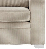 Allison Jumbo Cord Left Hand Corner Sofa - TGC