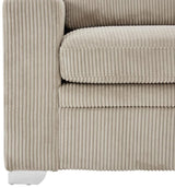 Allison Jumbo Cord Right Hand Corner Sofa - TGC