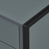 Alva 3 Drawer Bedside Table - Swish Furniture