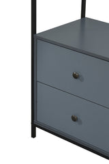 Alva Open Wardrobes with Drawers & Shelves - Swish Furniture