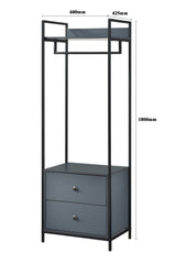 Alva Open Wardrobes with Drawers & Shelves - Swish Furniture