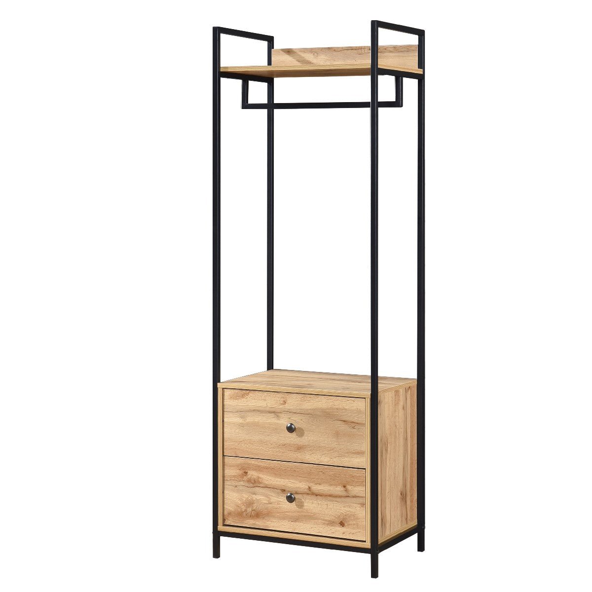 Alva Open Wardrobes with Drawers & Shelves - Swish Furniture