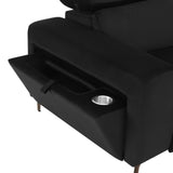Amara Power Reclining Velvet 3 Seater Sofa - TGC