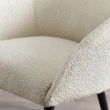 Amari Boucle Fabric Accent Chair - Julian Bowen