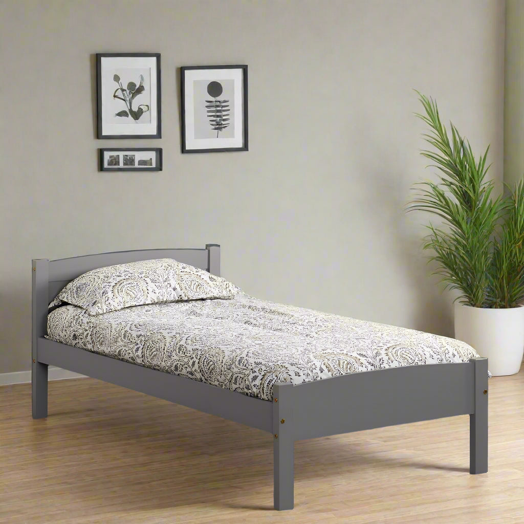 Amber Wooden Bed Frame - Seconique