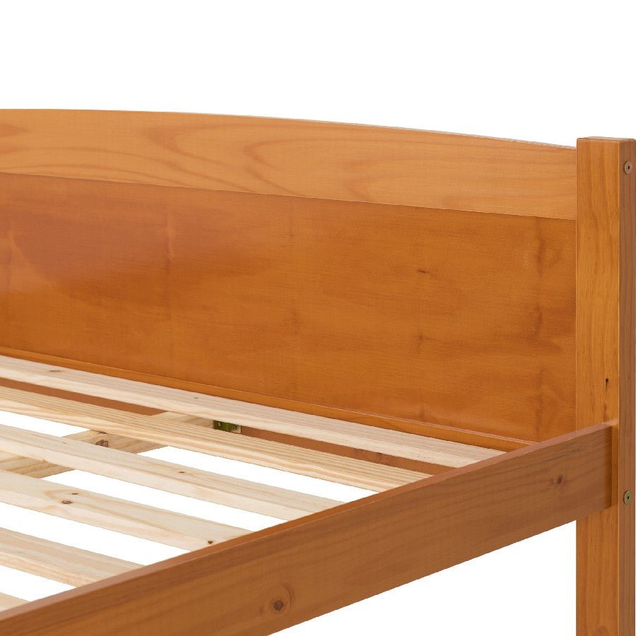 Amber Wooden Bed Frame - Seconique