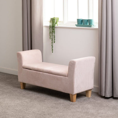 Amelia Storage Ottoman Bench - Seconique