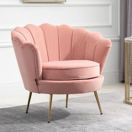 Ariel Retro Chair with Gold Legs - Birlea