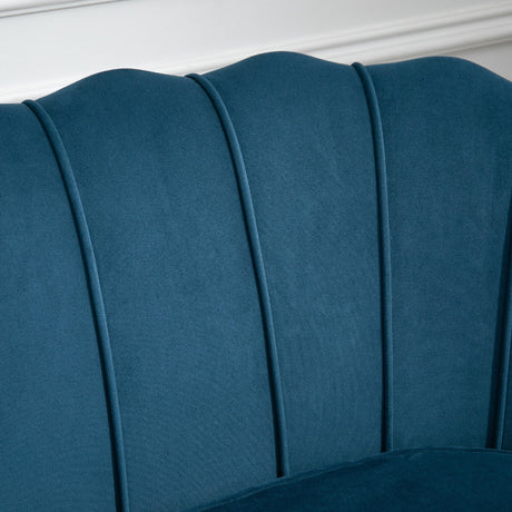 Ariel Retro Sofa with Gold Legs - Birlea