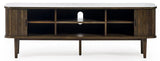 Arya TV Unit with 2 Sliding Doors - Julian Bowen