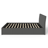 Ascot Ottoman Bed in Grey Fabric - GFW