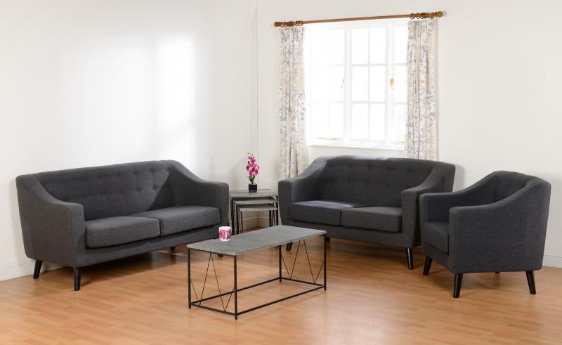 Ashley Fabric 2 Seater Sofa - Seconique