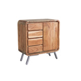 Aspen Reclaimed Solid Wood 1 Door 4 Drawer Sideboard - Indian Hub
