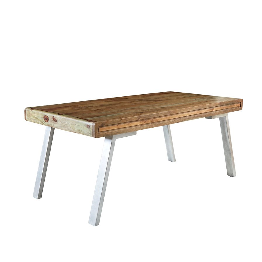 Aspen Reclaimed Solid Wood Dining Table - Indian Hub